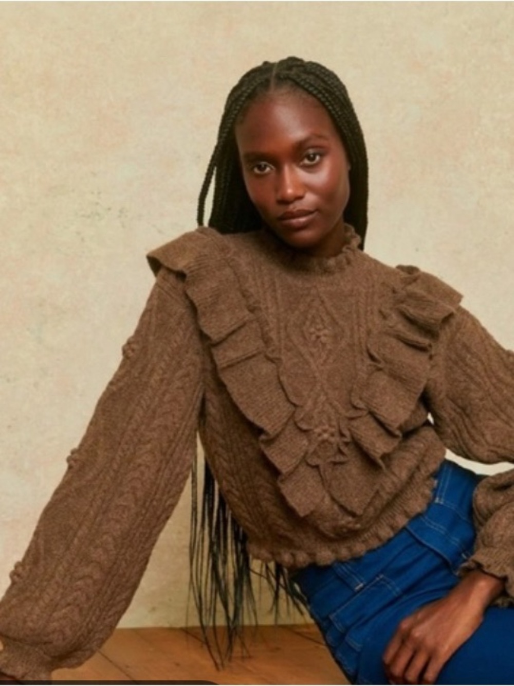 Christy Dawn Nica sweater. Cinnamon. Size L. Excellent condition